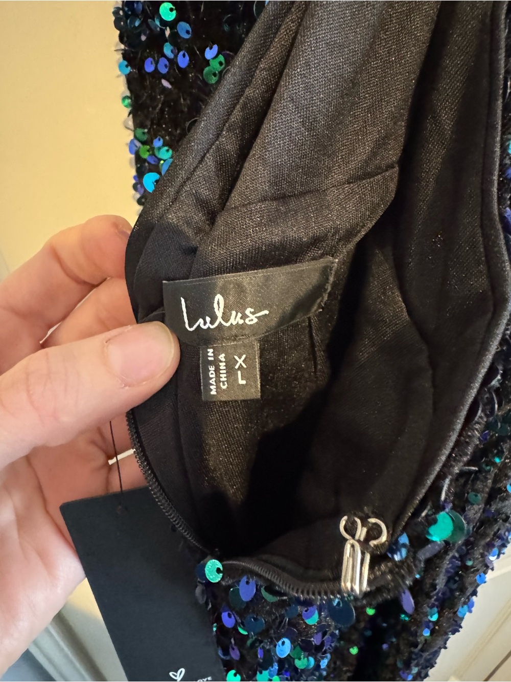 Lulus Sequin dress NEW - Picture 6 of 9